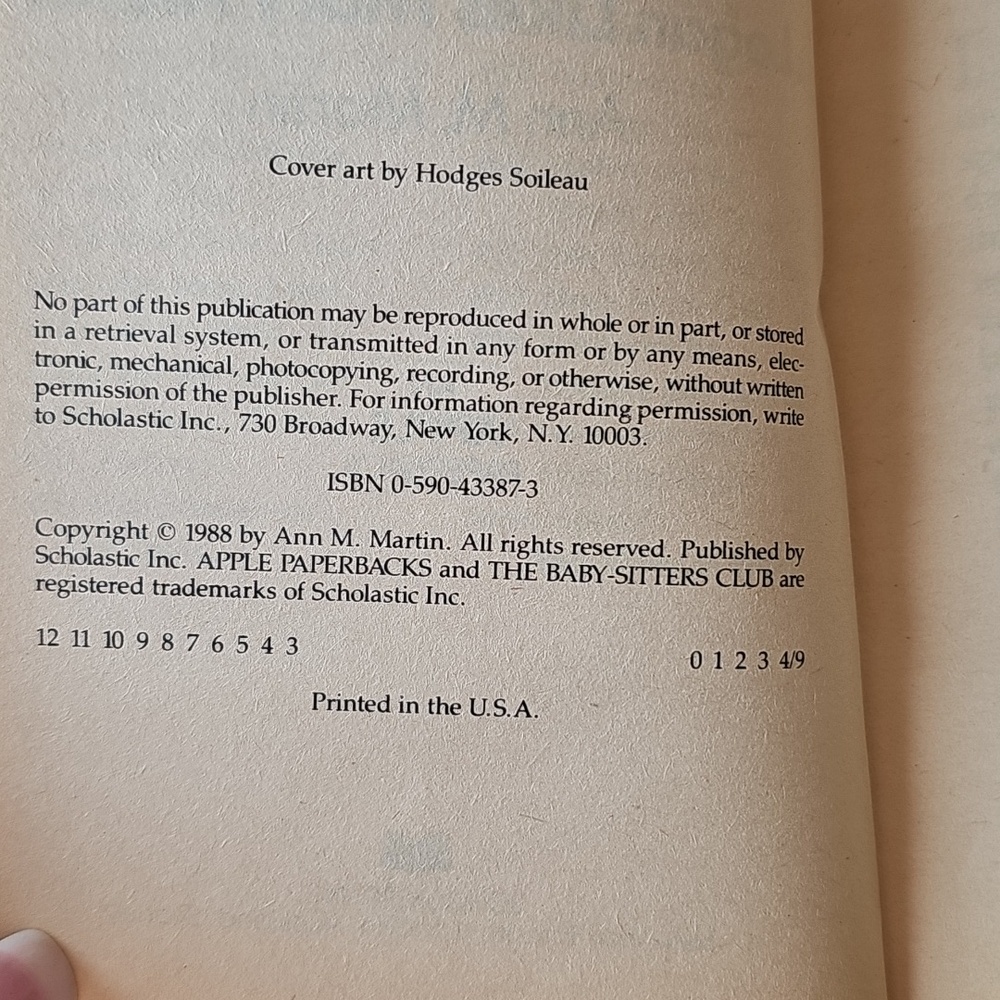 1986 And 1988 The Babb6-Sitters Club Books - Picture 4 of 4